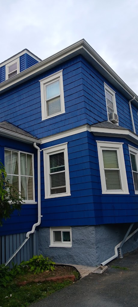 Completed exterior painting project